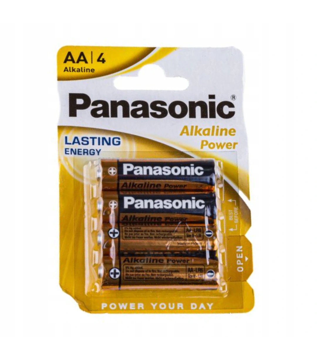 Baterie Alkaliczne PANASONIC AA LR6 Blister 4szt.