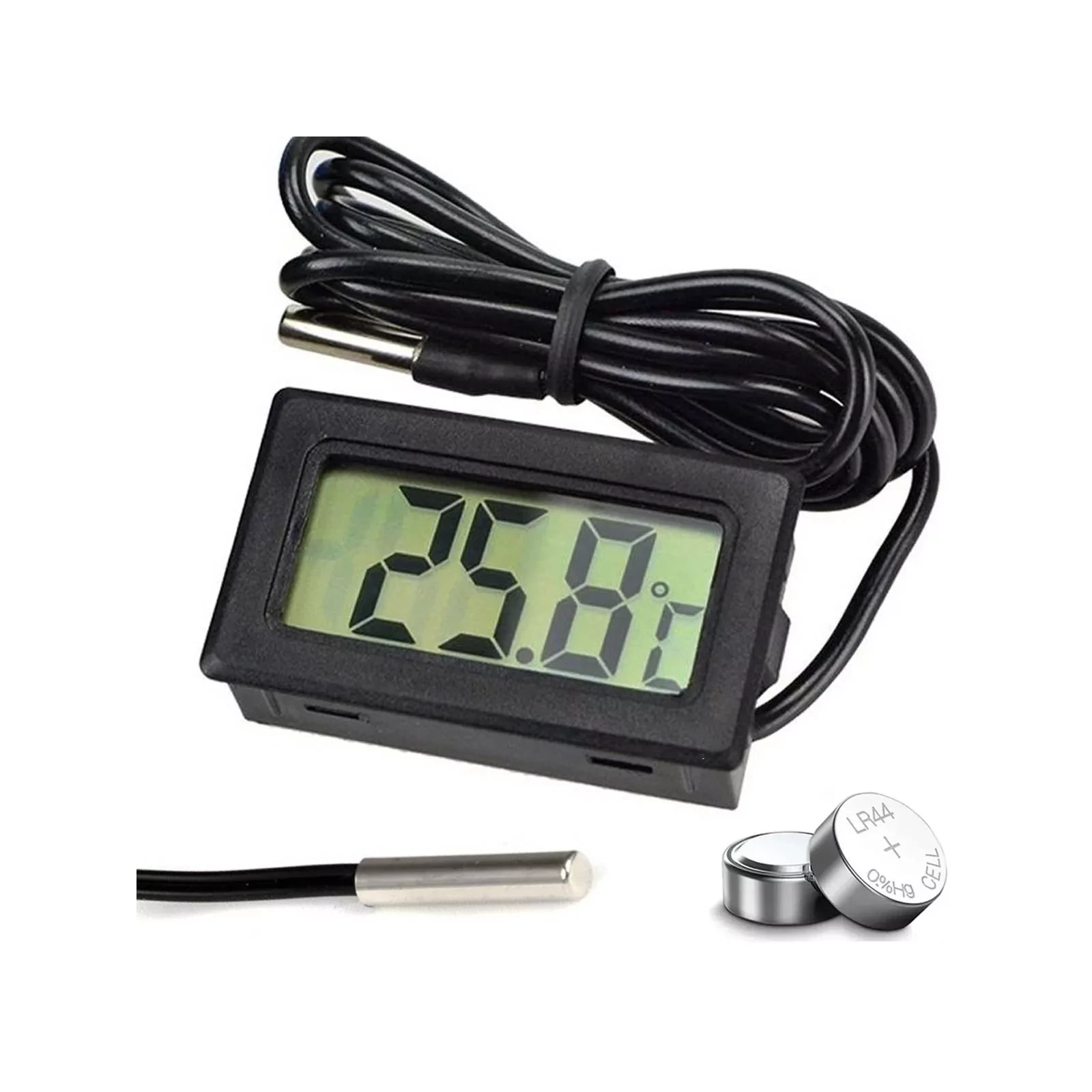 Termometr LCD z sondą