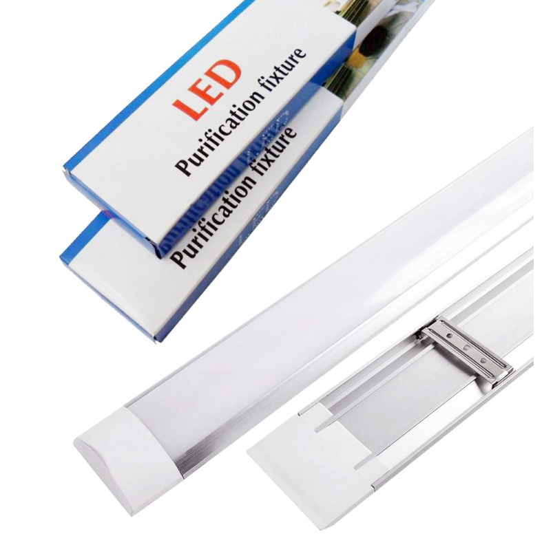LAMPA LED 120CM NATYNKOWA SUFITOWA OPRAWA 6500K MOCNA GARAŻ 80W