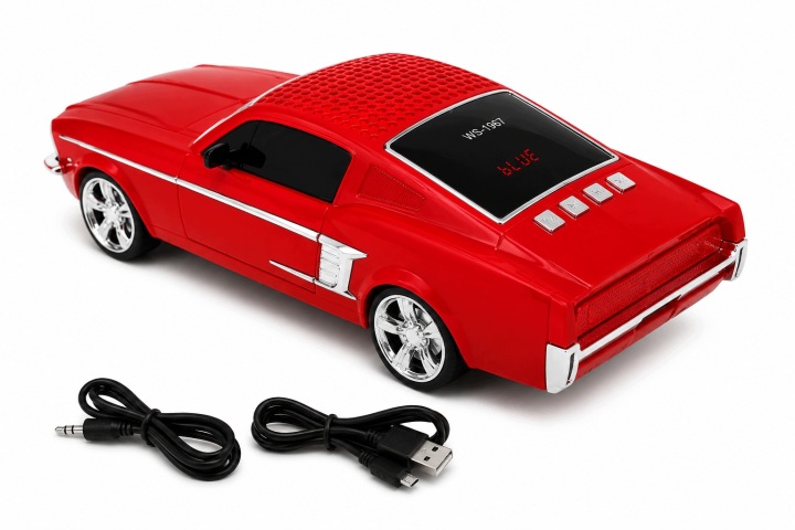 GŁOŚNIK BEZPRZEWODOWY W KSZTAŁCIE SAMOCHODU FORD MUSTANG