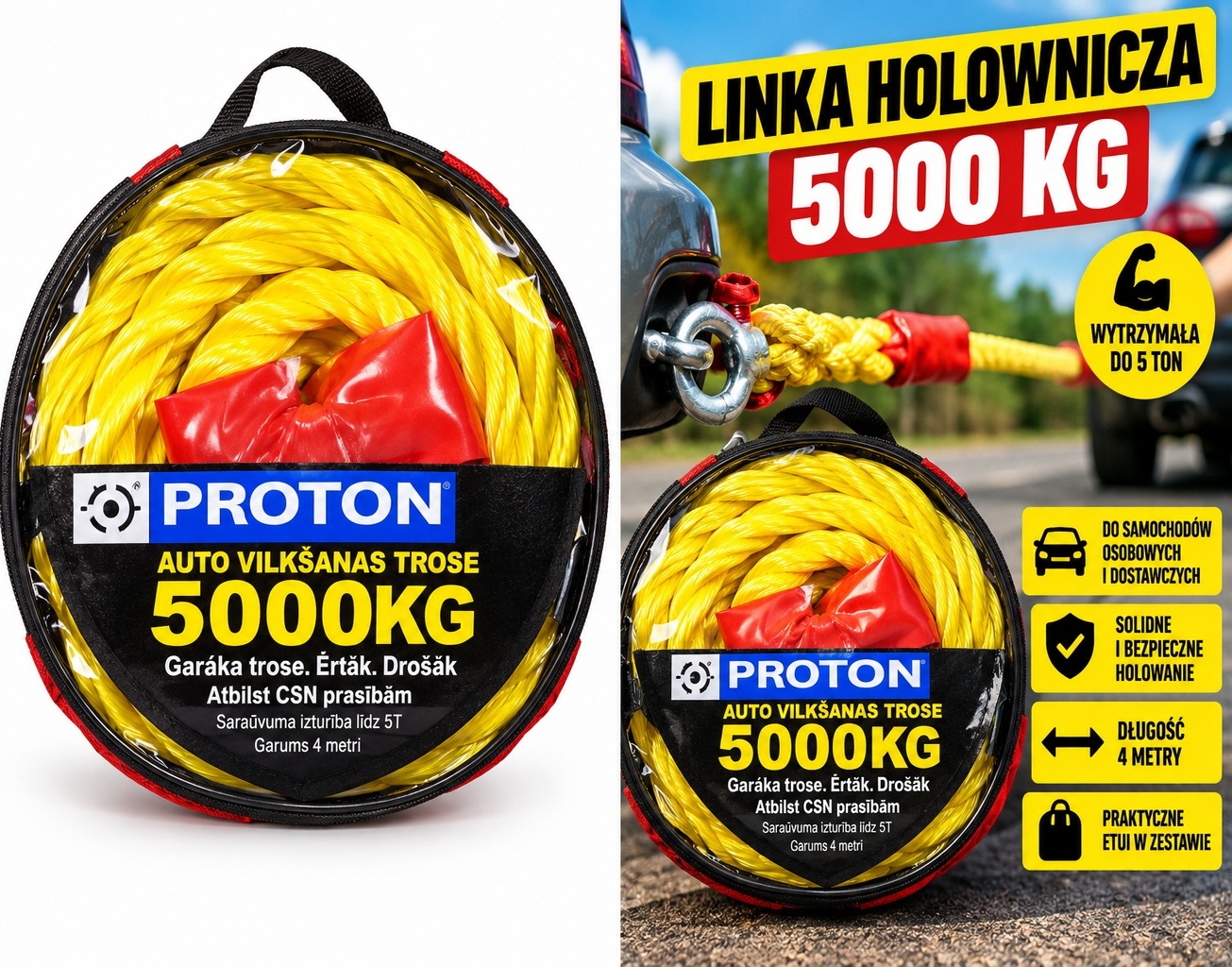 Lina holownicza PROTON 5000 kg